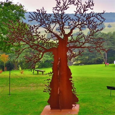 Scultura d'acciaio di Art Statue Rusty Outdoor Corten del metallo dell'albero di umanoide