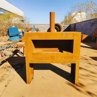 ISO9001 Pular che sopravvive obelisco d'acciaio Chiminea per il cortile del patio