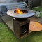 griglia del barbecue di 100cm Dia Corten Fire Pit Charcoal