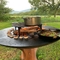 ODM dell'OEM di campeggio della griglia del barbecue del giardino d'acciaio del braciere di ISO9001 Corten
