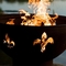Fuoco d'acciaio Pit Bowl For Outdoor Camping di Corten di emisfero bruciante di legno