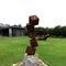Il cubo moderno modella la scultura d'acciaio Rusty Garden Statues di Corten