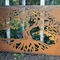 Grande giardino Art Panels del metallo dello schermo 1720mm*1120mm di segretezza del metallo di Corten del vento