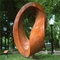 Estratto moderno Ring Corten Steel Art Sculpture