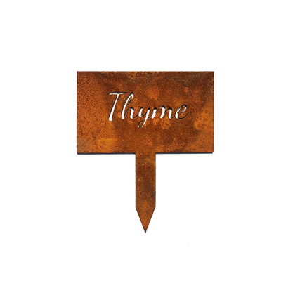 metallo d'acciaio Herb Signs di 1.5-2mm Corten