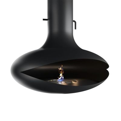 Camino del bioetanolo sospeso galleggiante montato tetto nero del acciaio al carbonio del soffitto